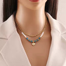 Conjunto Apatita azul