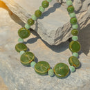 Collar cerámica - Verde