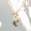 Collar Corazón Labradorita