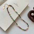 Conjunto Boho-Chic Perlas y Piedras Naturales