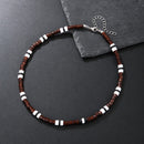 Collar de cuentas bicolor