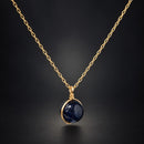 Collar de Obsidiana Dorada