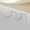 Pendientes Nube Plateada