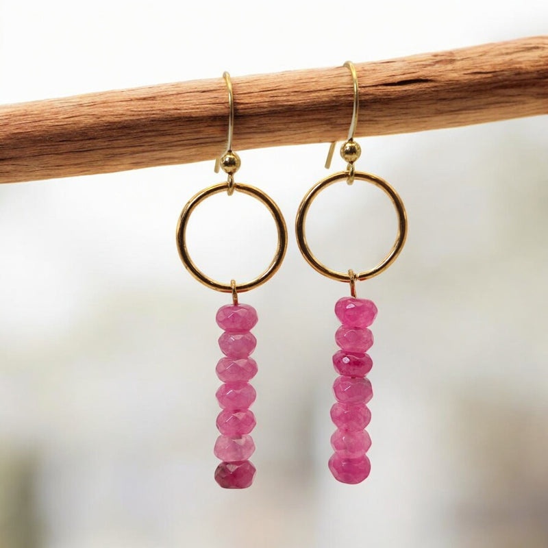 Pendientes Turmalina