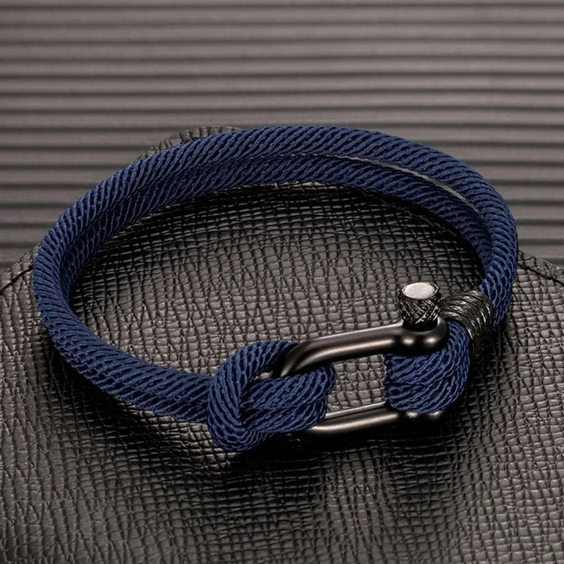 Pulsera de la suerte hombre  - Azul