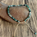 Pulsera de Ágata Musgo