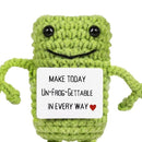 Figura Crochet - Rana Positiva