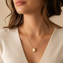 Collar Rectangular Dorado