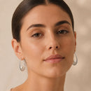 Aros Perla Gota Dorada