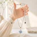 Collar Fluorita Azul