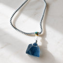 Collar Fluorita Azul