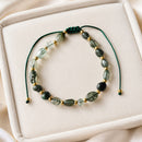 Pulsera Cuarzo Rutilado Verde