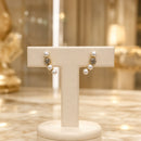 Aros Perla y Esfera Plata