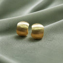 Aros Metal Dorado Geométrico