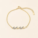 Pulsera Olas Doradas