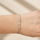Pulsera Olas Plata