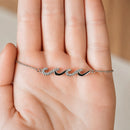 Pulsera Olas Plata