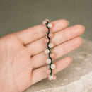 Pulsera Piedra Luna Naranja