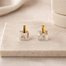 Aros Concha Mosaico Blanco