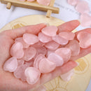 Corazones sanadores del Amor Cuarzo Rosado - 50 unidades