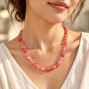 Collar de Cuarzo Fresa Irregular