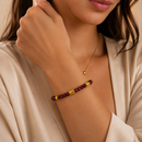 Pulsera Granate Carmesí