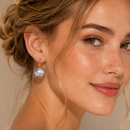 Aros Perla Gris