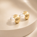 Aros Curvos Mate Dorado