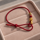 Pulsera Cordón Rojo Serpiente