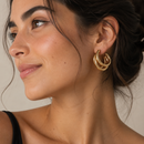 Aros Triple Aro Dorado