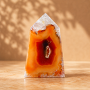 Geoda de Ónix Rojo