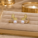 Aros De Pétalo y Perla