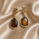 Aros Ojo De Tigre