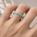 Anillo de Amazonita