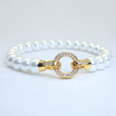 Pulsera aro Aperlado