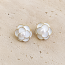 Aros Camelia Con Perla