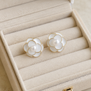 Aros Camelia Con Perla