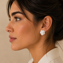 Aros Camelia Con Perla