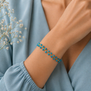Pulsera de Apatita Facetada