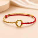 Pulsera Tibetana Abundancia Dorada