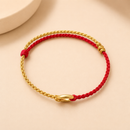 Pulsera Tibetana Abundancia Dorada