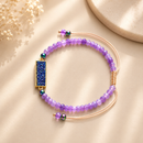 Pulsera Amatista Drusa Rectangular