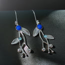 Pendientes Arándanos