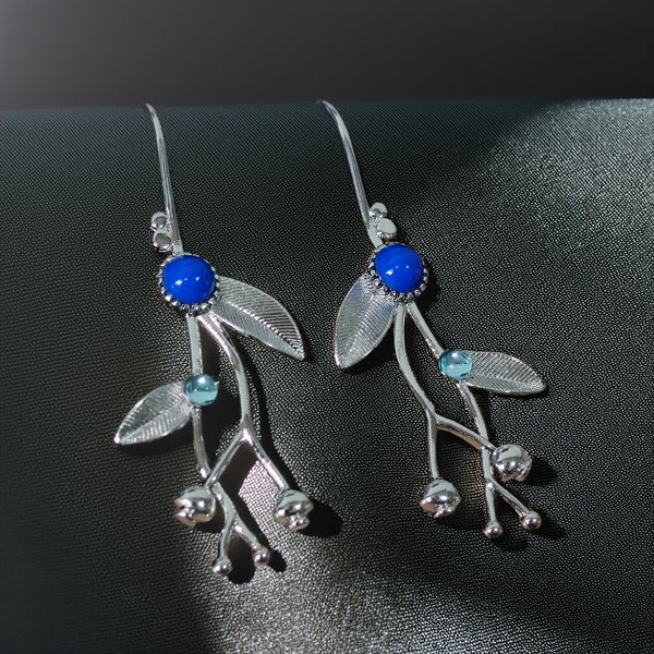 Pendientes Arándanos