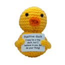 Figura Crochet - Patito Positivo