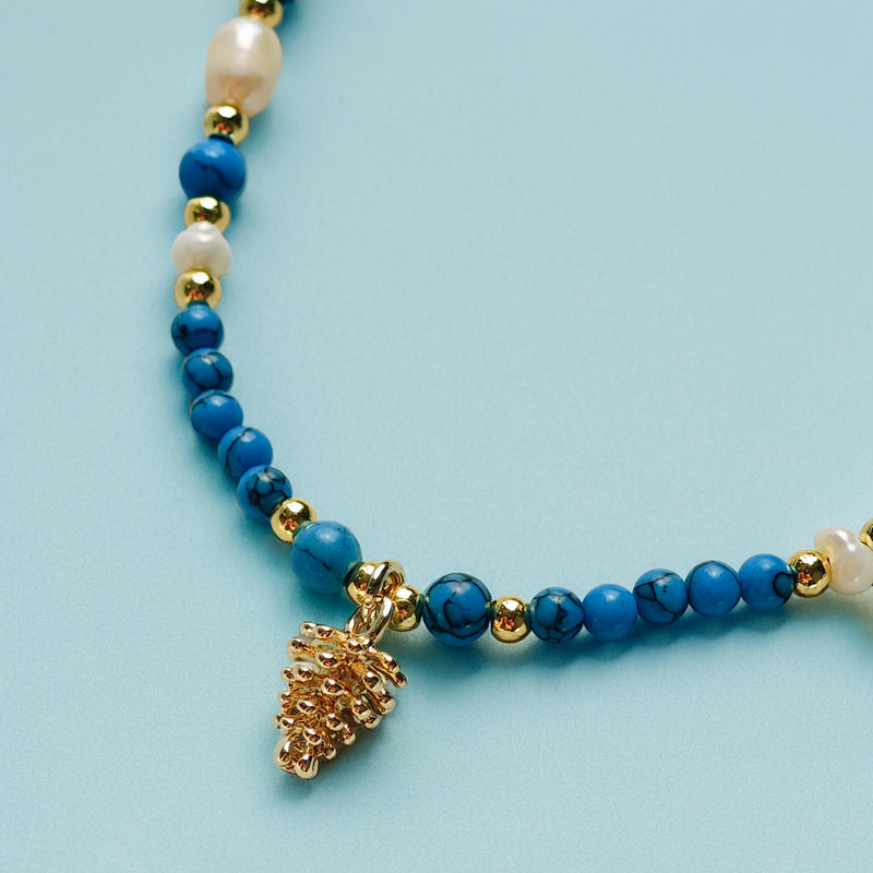 Colgante Turquesa Piñón