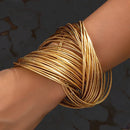 Bracalete Órbita Dorada