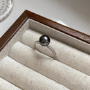 Anillo ajustable – Perla Negra