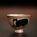 Set de 4 Tazas Japonesas - Gato Negro