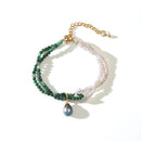 Pulsera Bicolor Blanco Verde